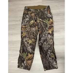 VTG Browning Cargo Fleece Pants Hells Canyon Mens L Odorsmart Scent Control Camo